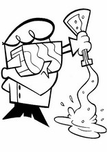 Coloring pages dexters laboratory l