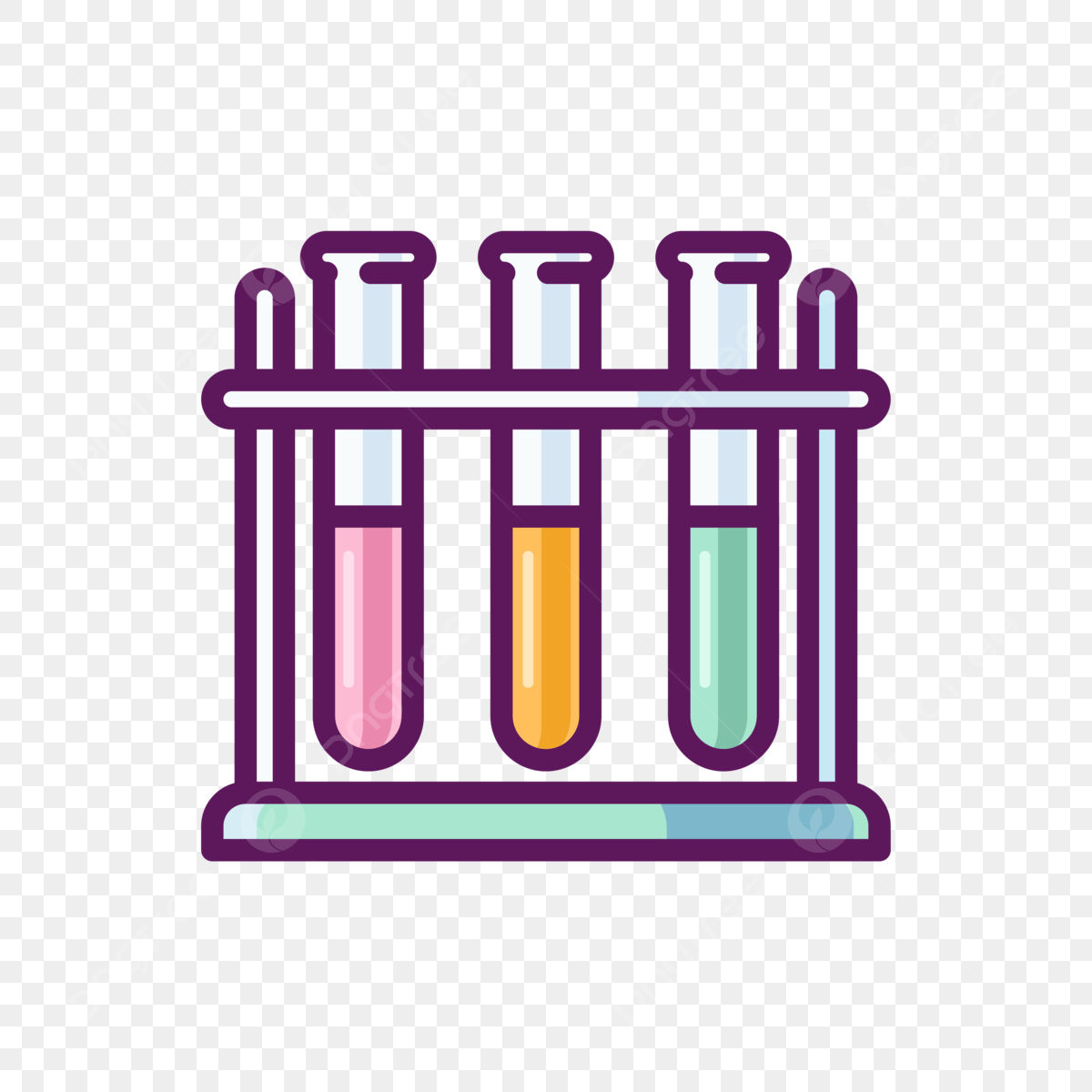 Chemical tube vector hd png images test tube rack icon illustration vector chemical lab tools test tube rack filled icon chemical lab png image for free download