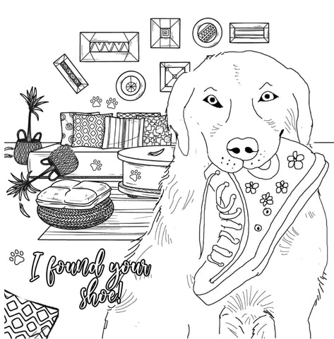 Labrador coloring book for adults digital â monsoon publishing usa