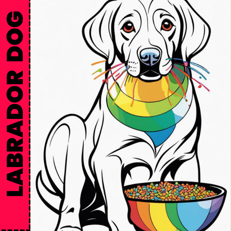 Unique and cute labrador coloring pages for kids made by teachers