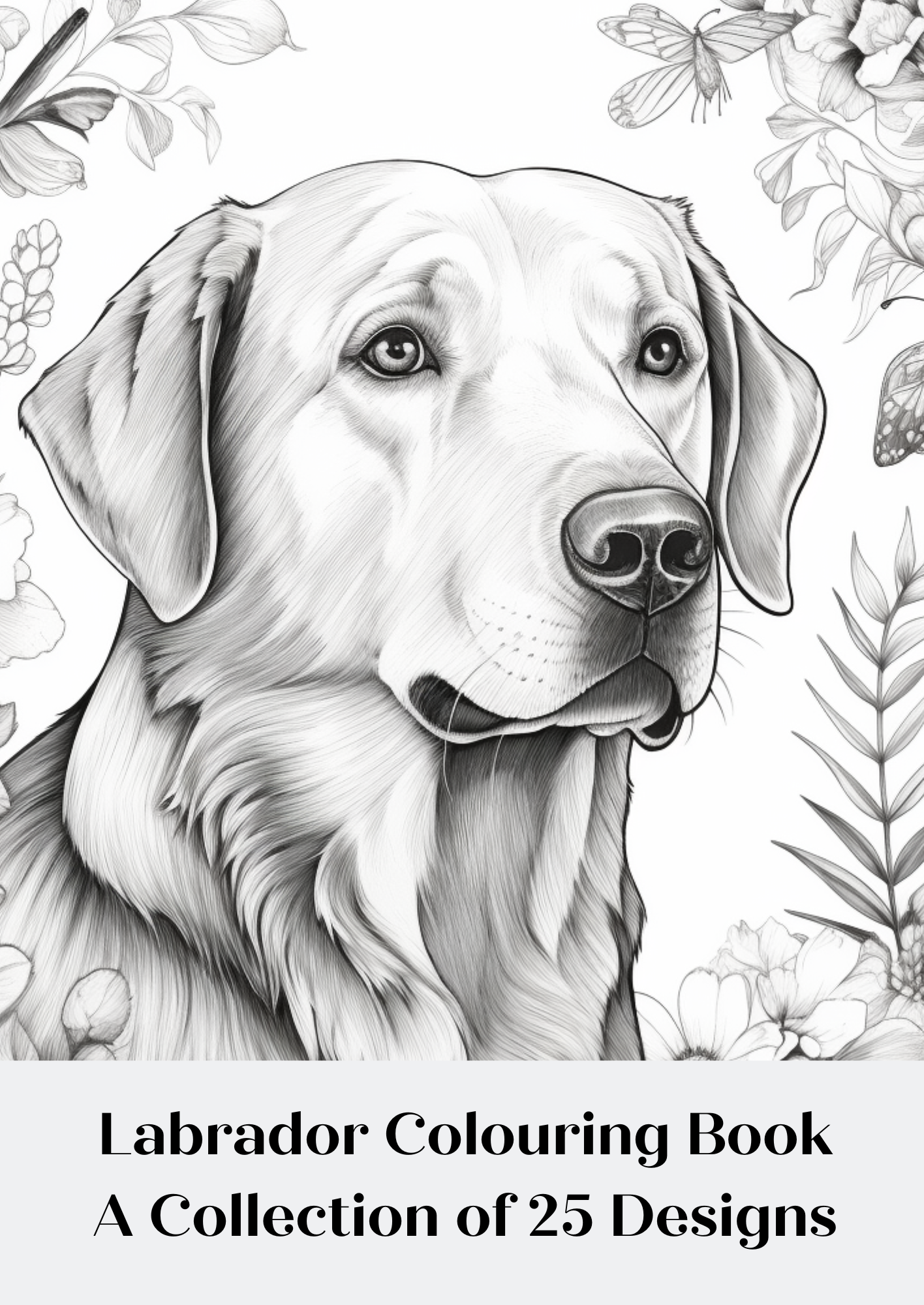 Labrador colouring pages