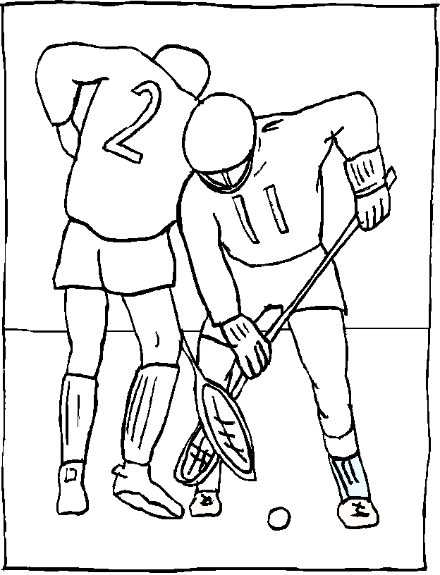 Free lacrosse coloring pages