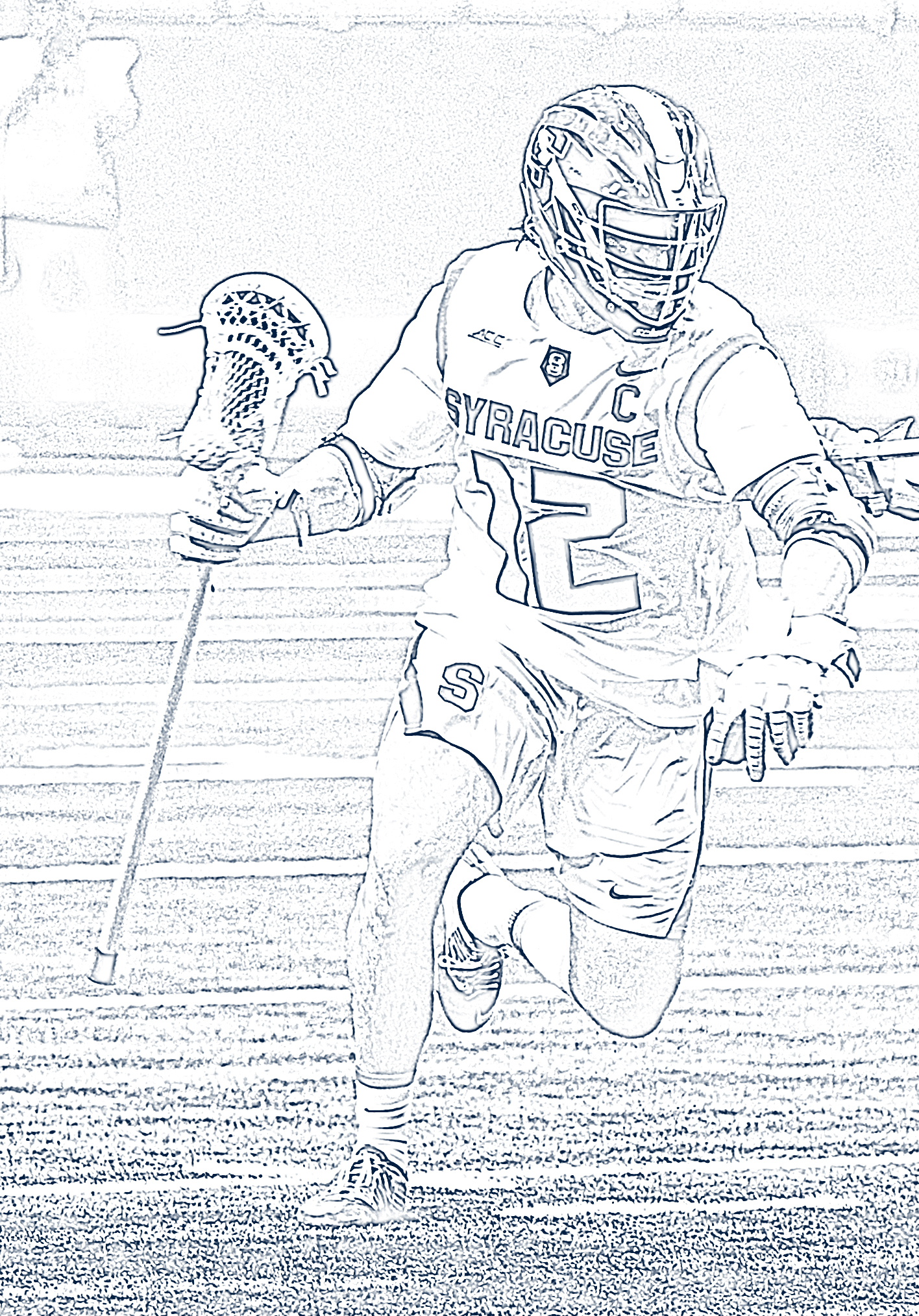 Syracuse mens lacrosse on x kiddos running out of things to do at home we made prints to color out of some of your favorite players print âï color âï reply with