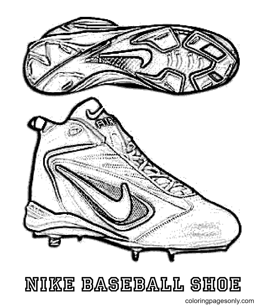 Shoe coloring pages printable for free download