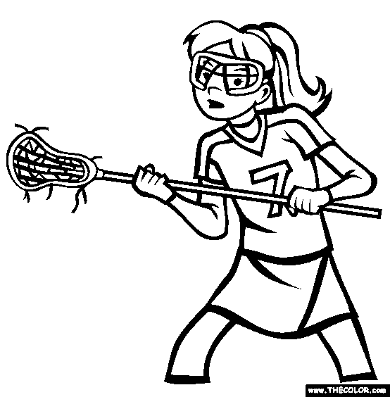 Lacrosse coloring page free lacrosse online coloring lacrosse girls lacrosse sports coloring pages