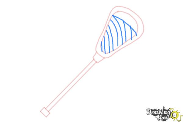 How to draw a lacrosse stick