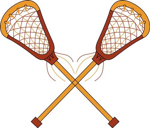 Lacrosse sticks vector illustration