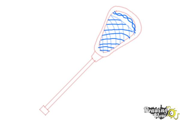 How to draw a lacrosse stick