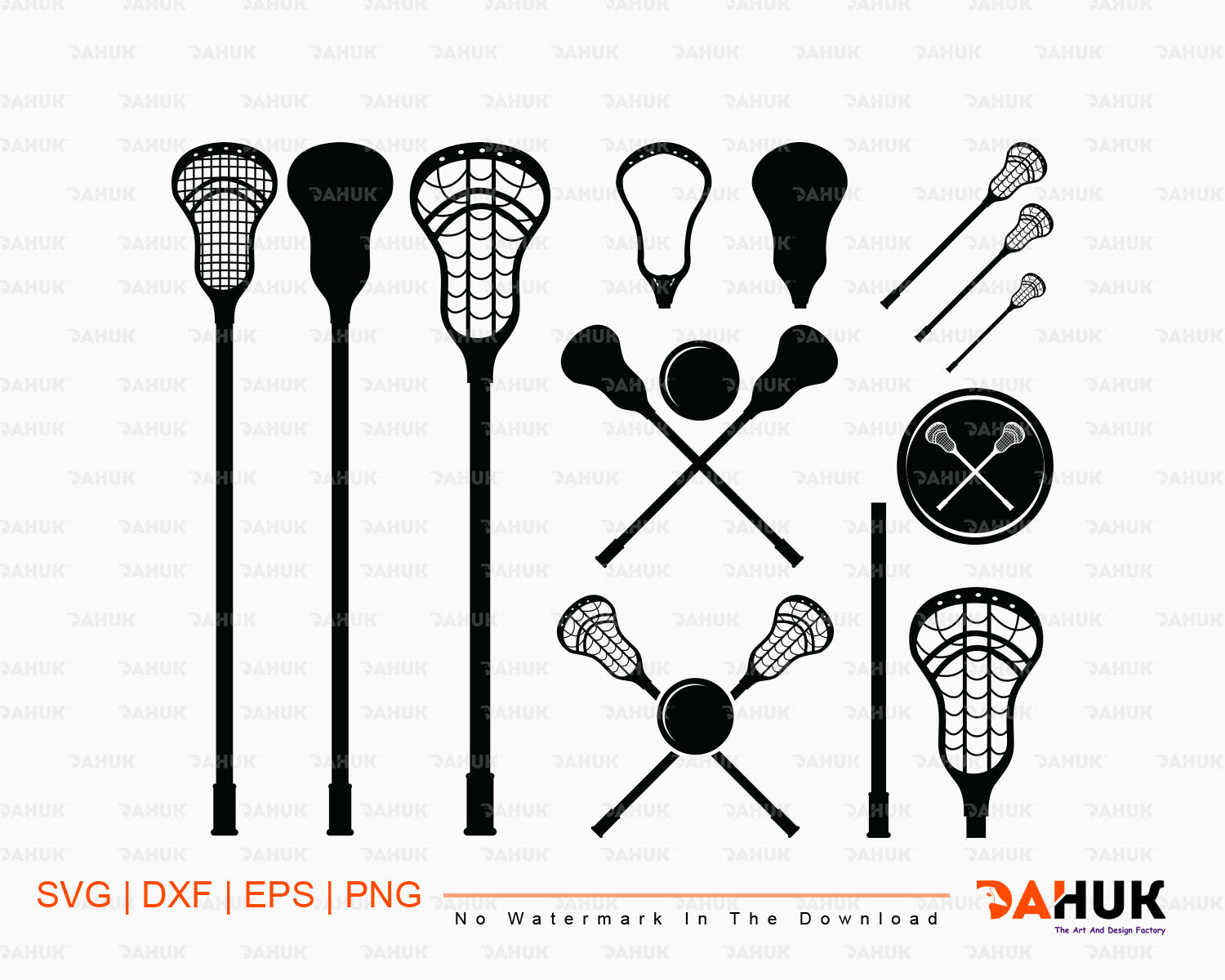 Lacrosse stick svg ball equipment field sports game outfit uniform silhouette eps dxf clipart svg files png cricutcut file instant download