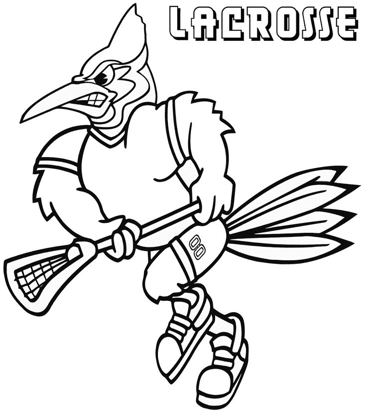 Lacrosse coloring pages pdf free printable