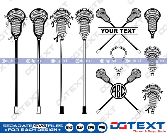 Lacrosse stick svg lacrosse stick vector silhouette cricut file clipart cuttable design png dxf eps designs