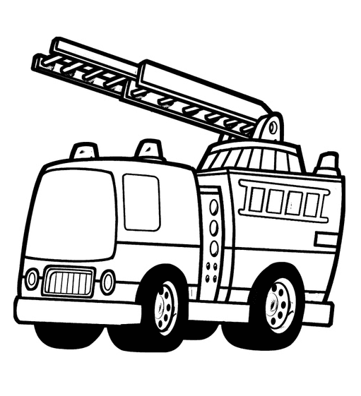 Fire truck coloring pages printable for free download