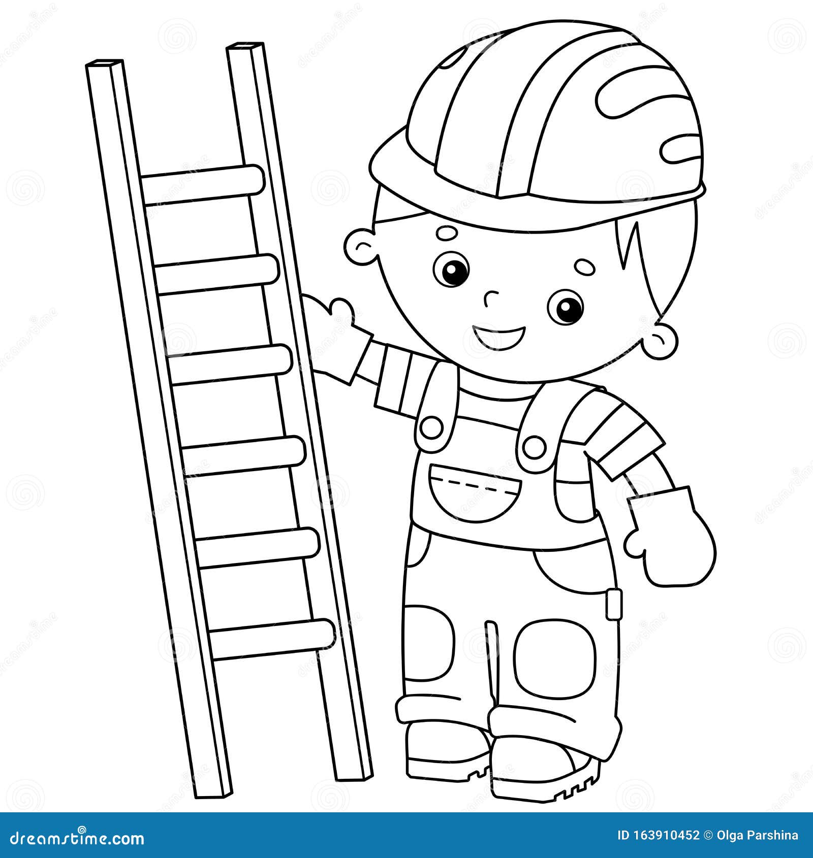 Ladder coloring stock illustrations â ladder coloring stock illustrations vectors clipart