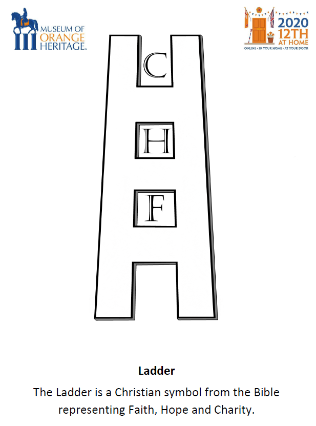 Colouring pages ladder