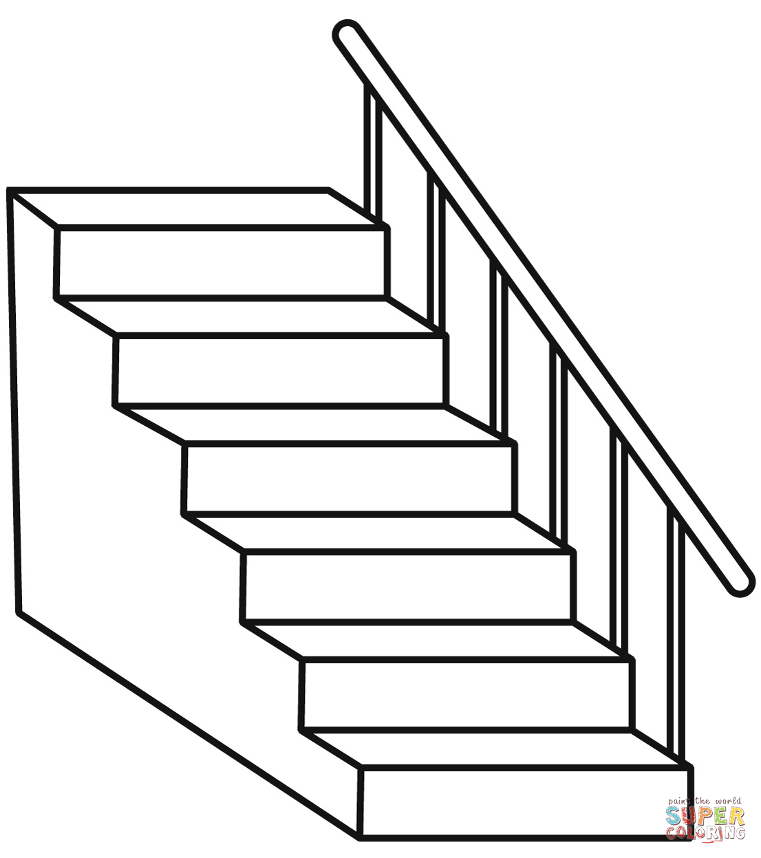 Ladder coloring page free printable coloring pages