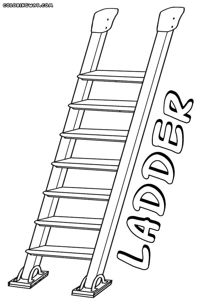 Ladder coloring pages coloring pages to download and print