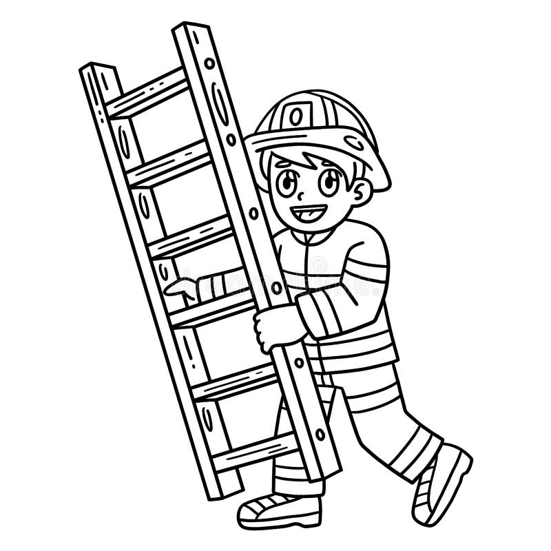 Ladder coloring stock illustrations â ladder coloring stock illustrations vectors clipart