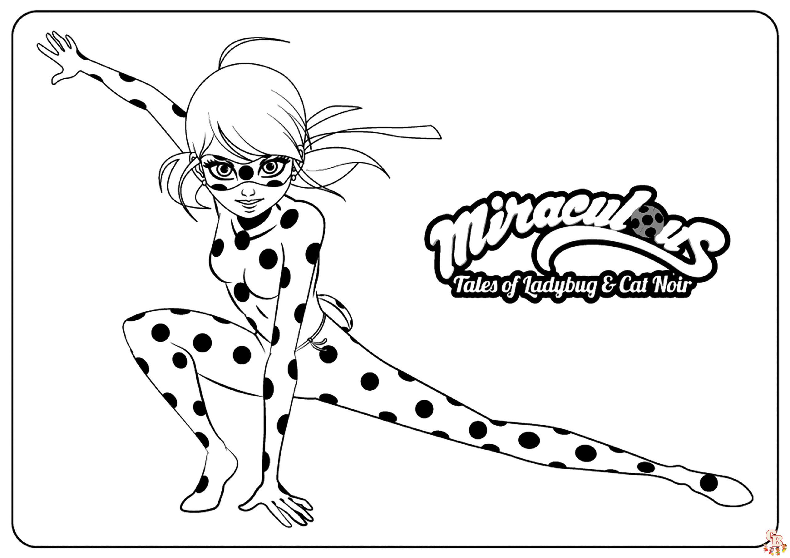 Discover the best miraculous ladybug coloring pages