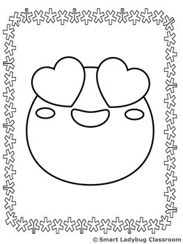 Back to school activities emoji coloring pages first week of school