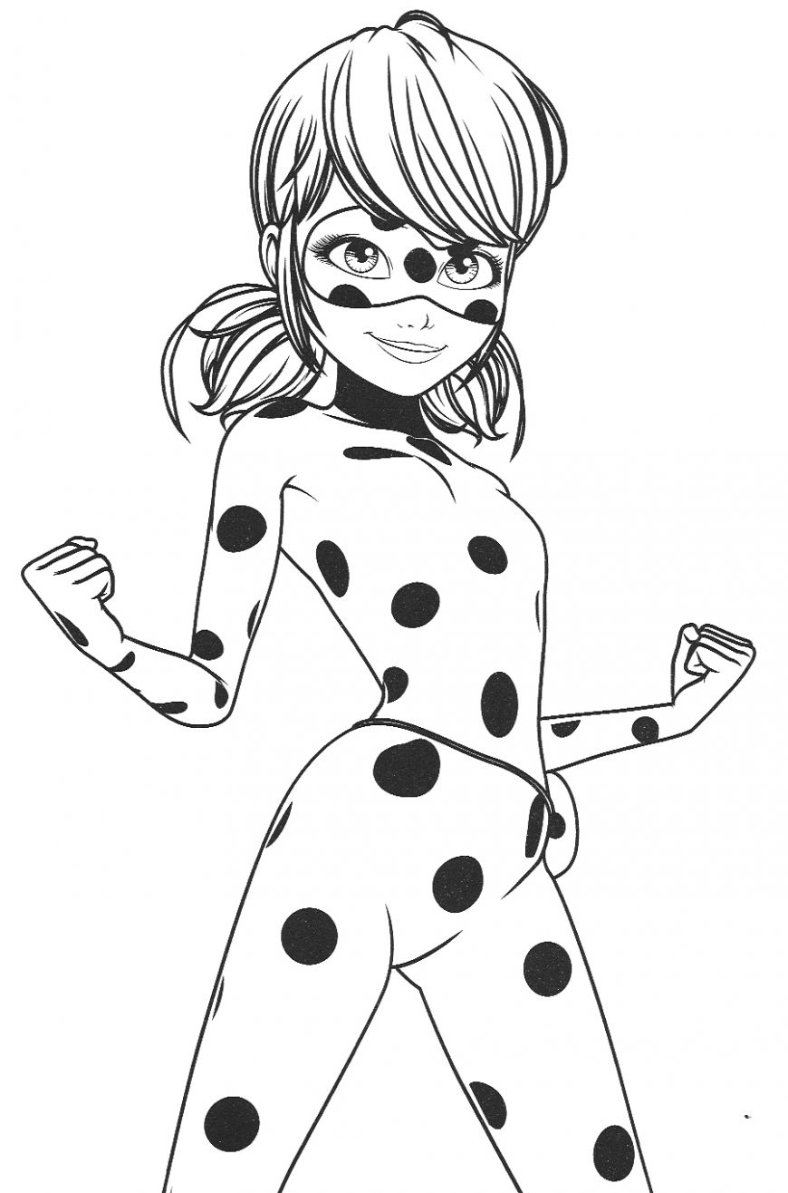 Miraculous ladybug coloring page new picture ladybug coloring page cartoon coloring pages cool coloring pages