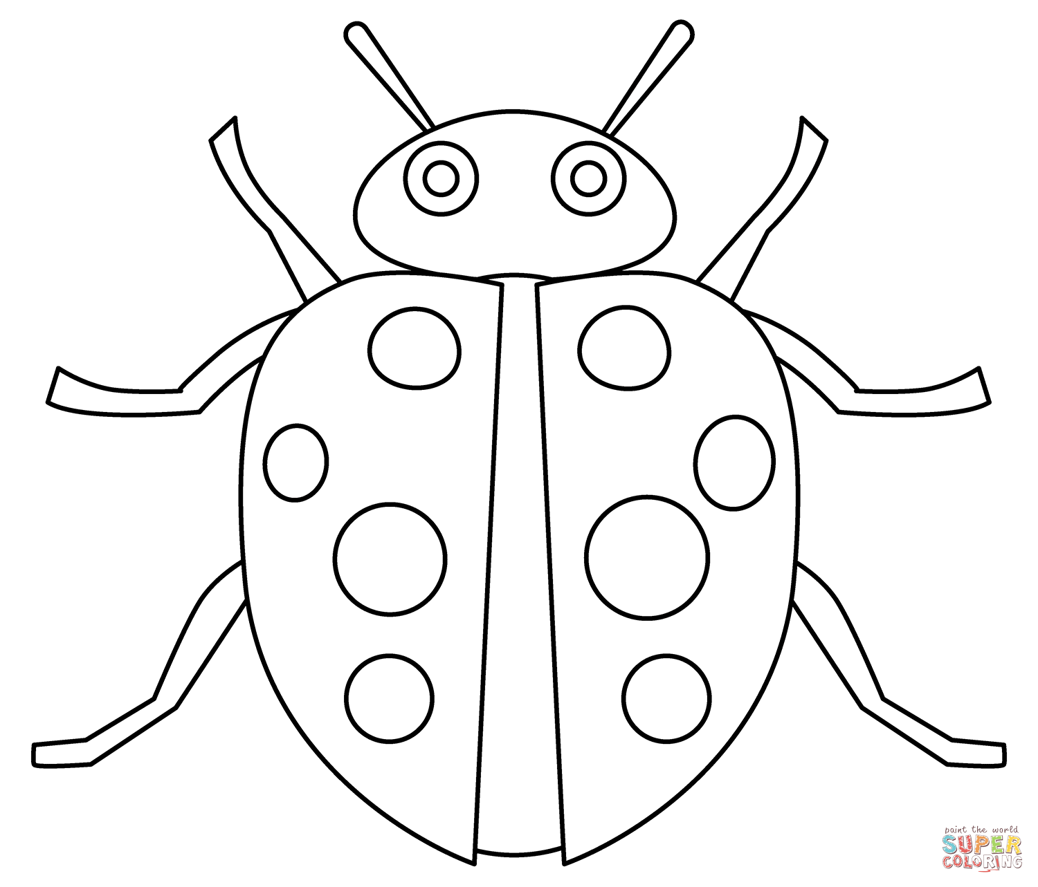 Lady beetle emoji coloring page free printable coloring pages