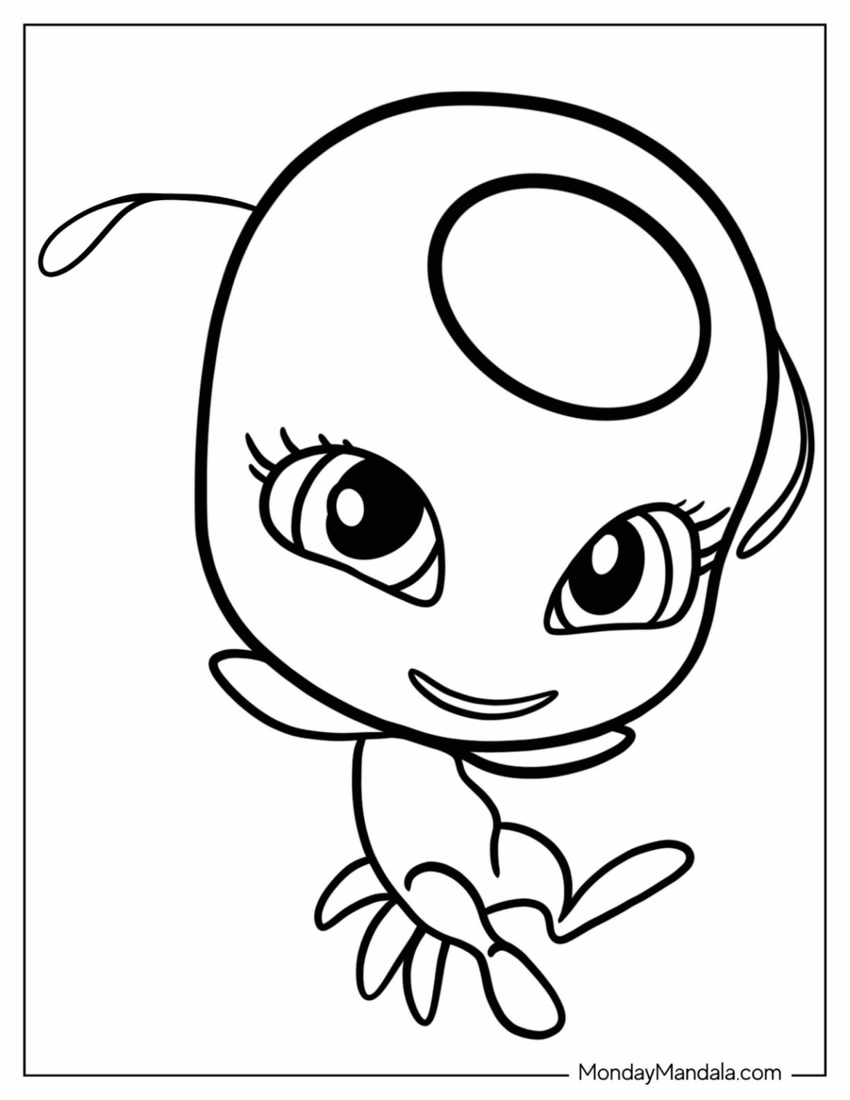 Miraculous ladybug coloring pages free pdf printables