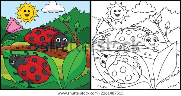 Ladybug coloring pages images stock photos d objects vectors