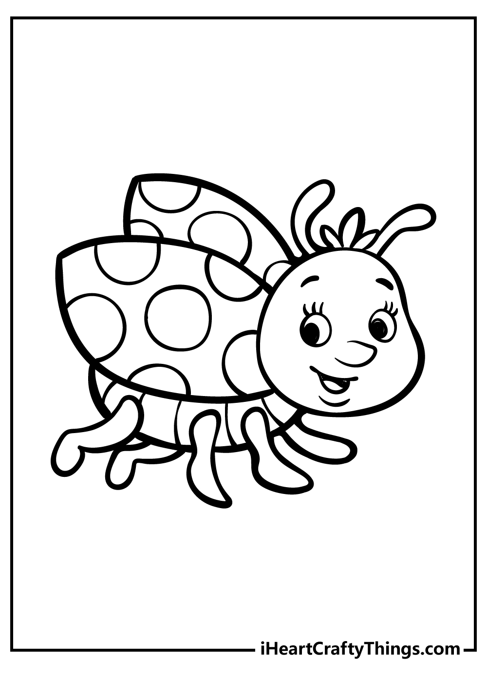 Ladybug coloring pages free printables