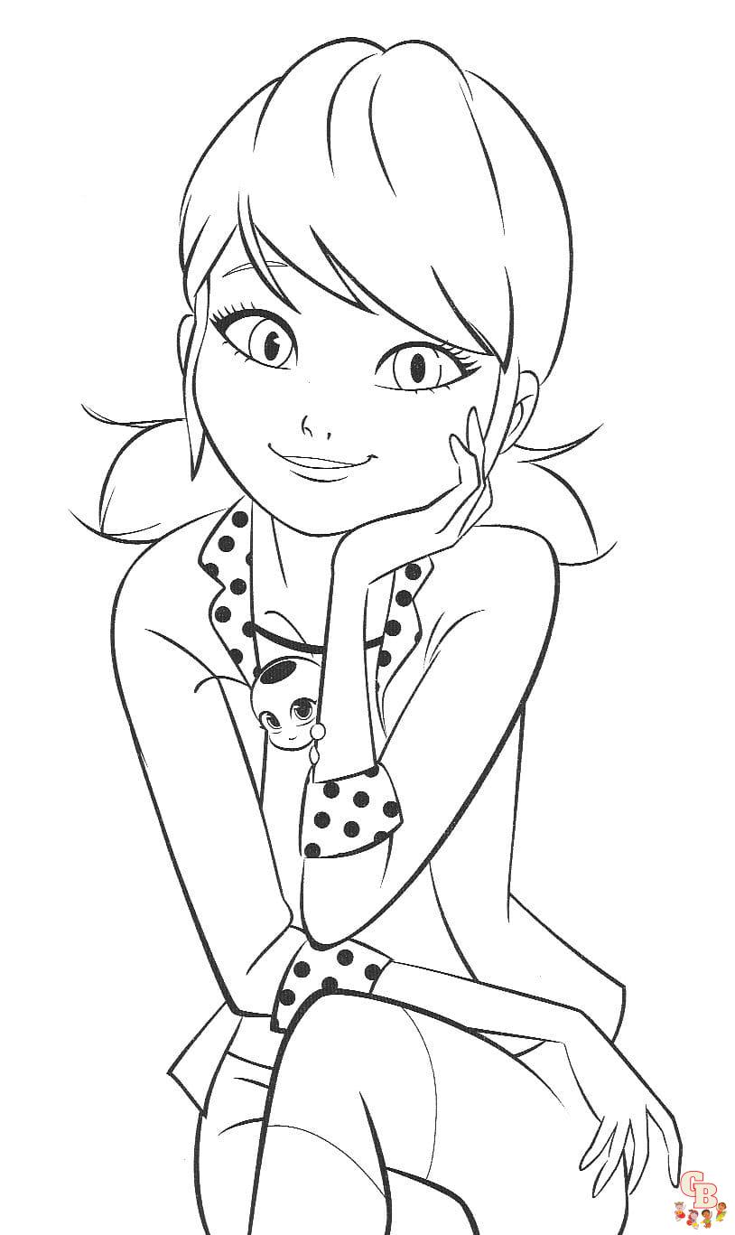 Discover the best miraculous ladybug coloring pages