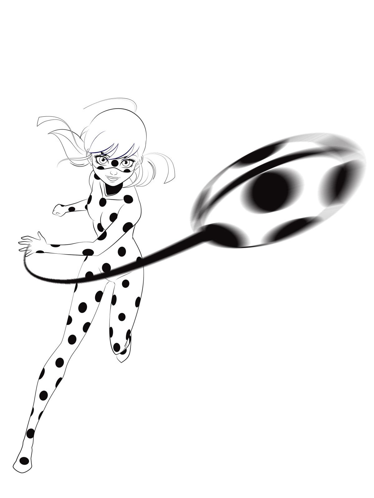 Miraculous ladybug coloring pages