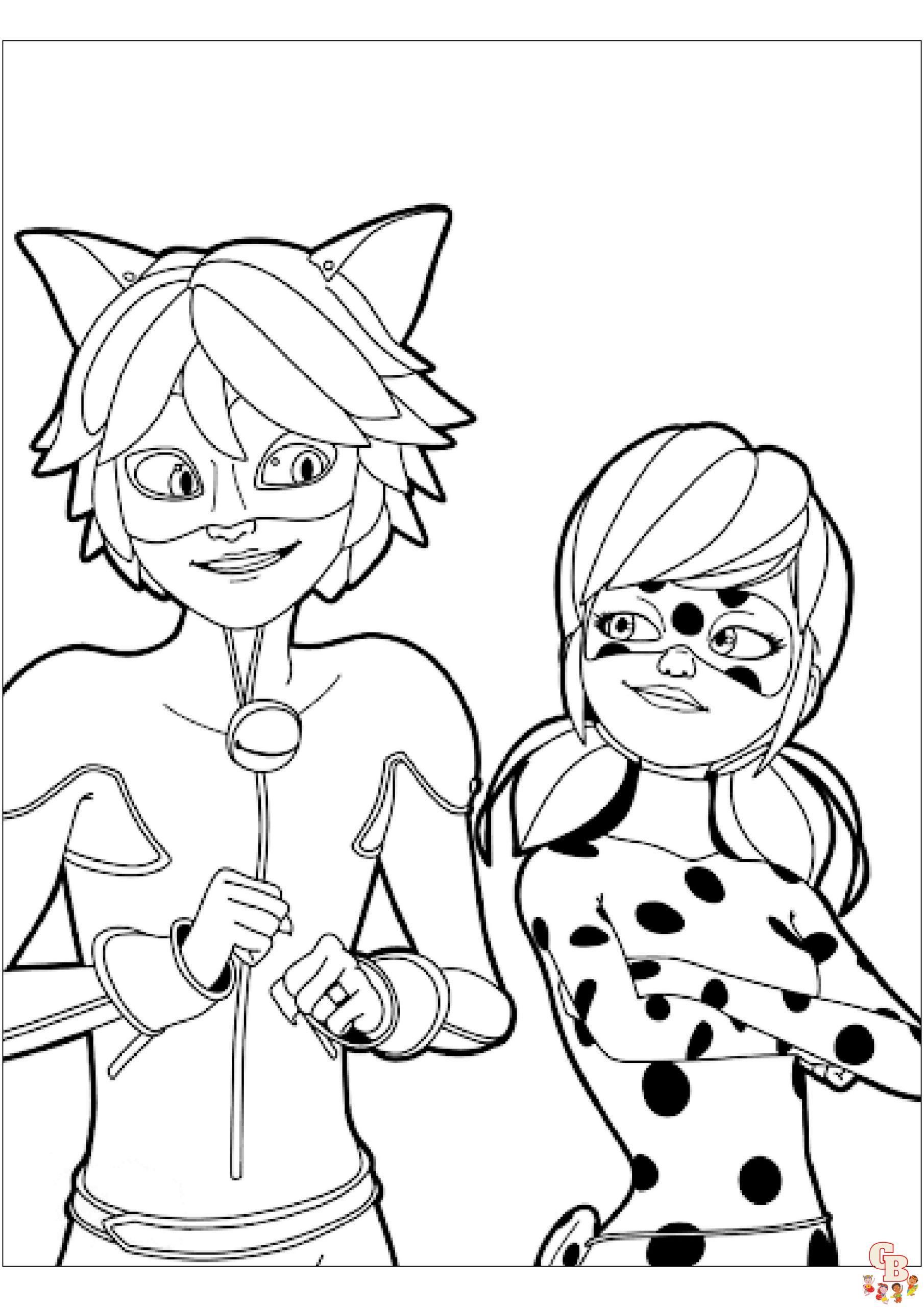 Discover the best miraculous ladybug coloring pages