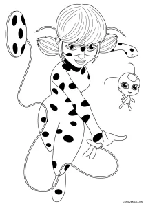 Free printable miraculous ladybug coloring pages for kids