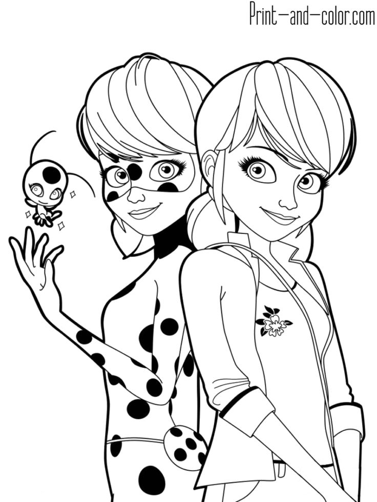 Miraculous tales of ladybug cat noir coloring pages print and color coloriage ladybug pyjamasque coloriage image coloriage