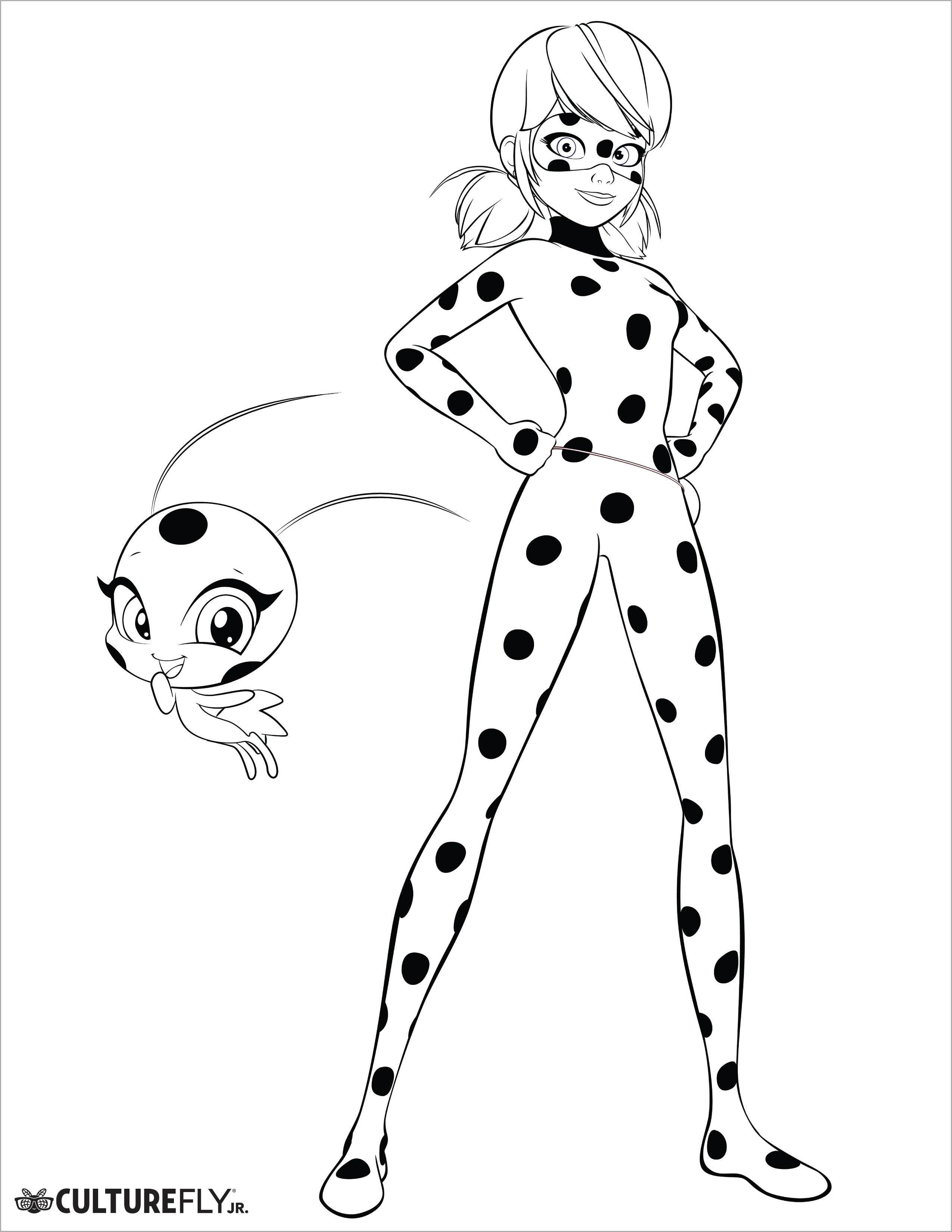 Miraculous coloring pages