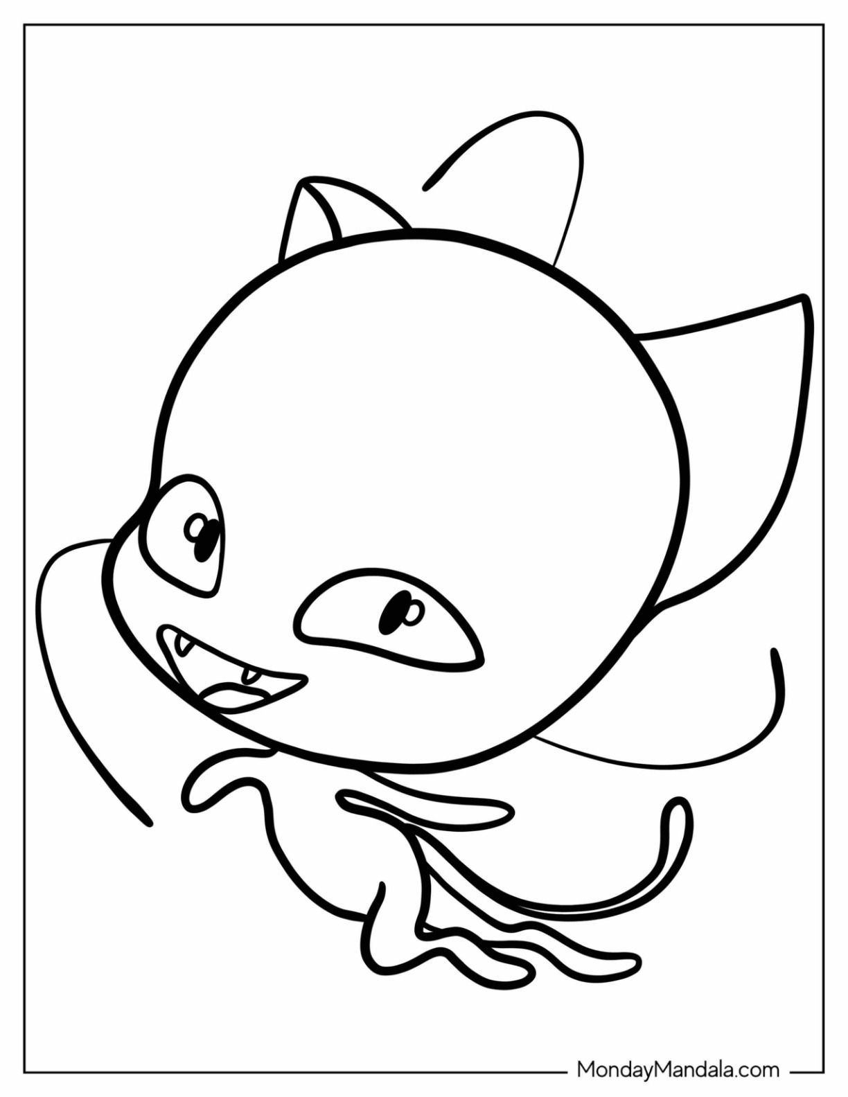 Miraculous ladybug coloring pages free pdf printables