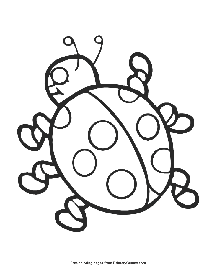 Ladybug coloring page â free printable pdf from