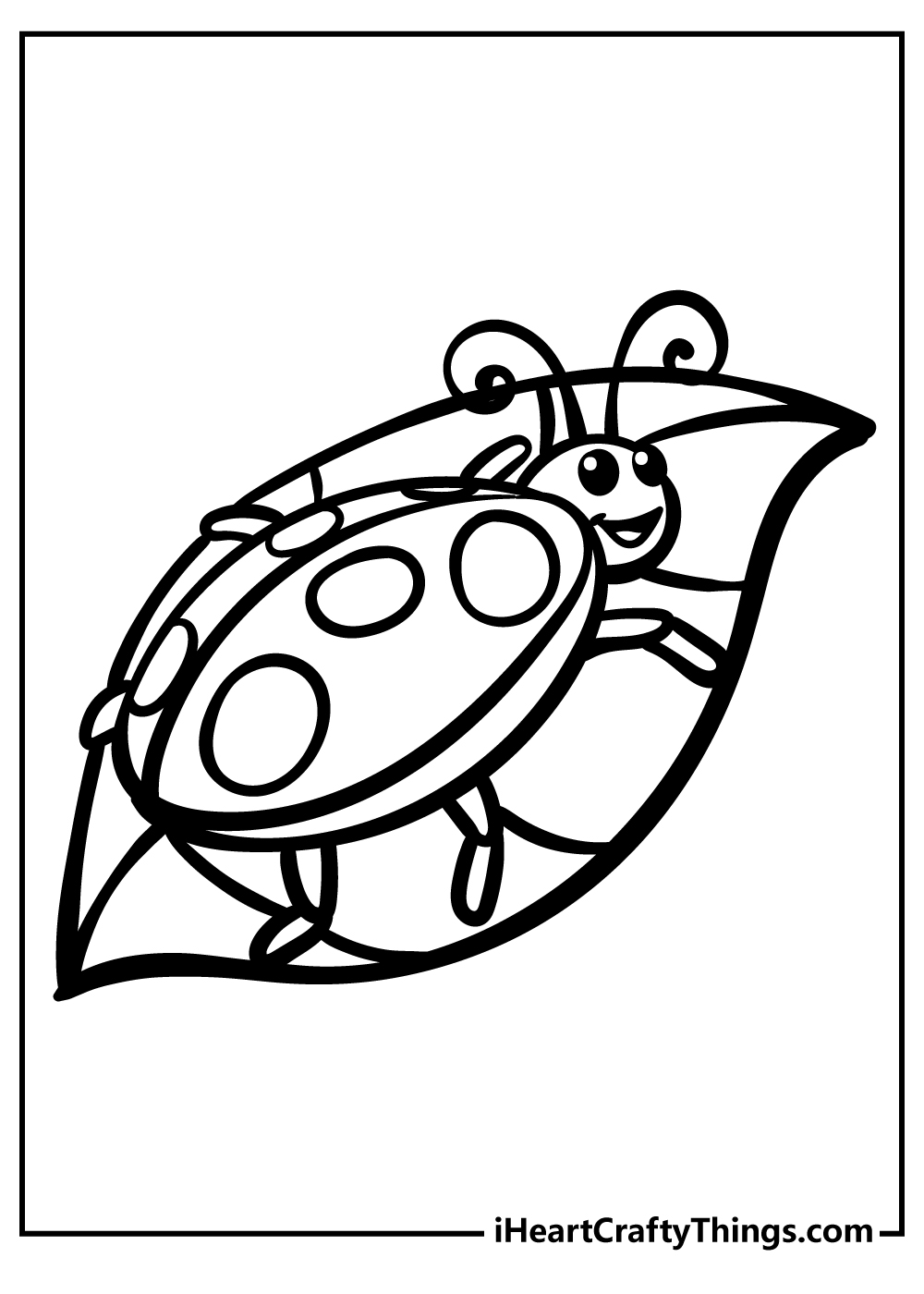 Ladybug coloring pages free printables