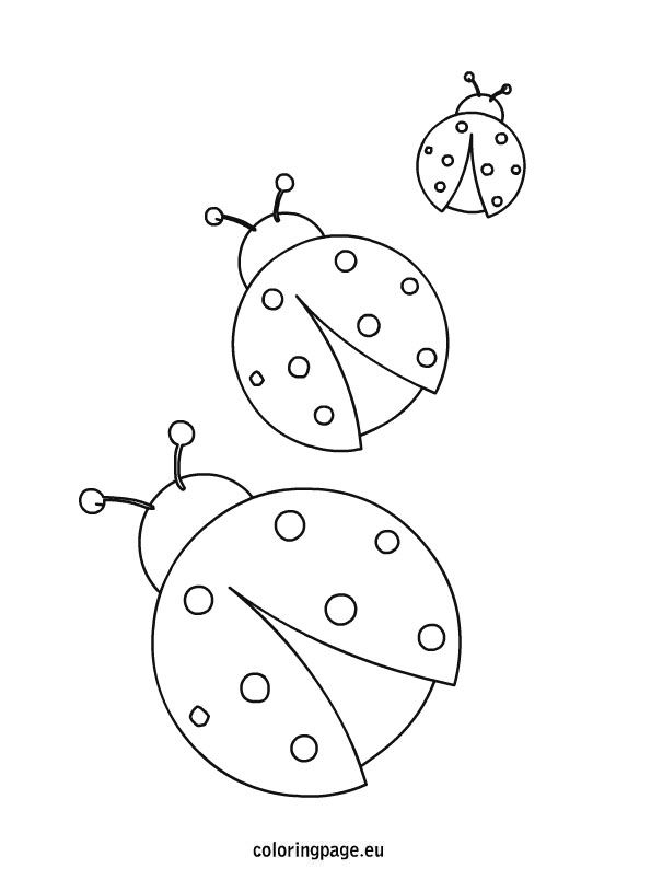 Ladybugs coloring page ladybug coloring page coloring pages applique patterns