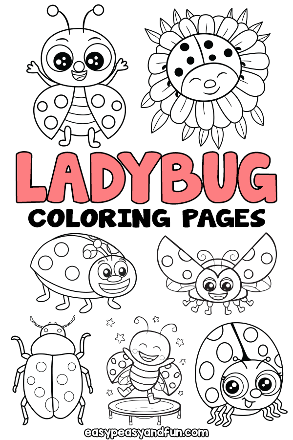 Printable ladybug coloring pages â sheets to color