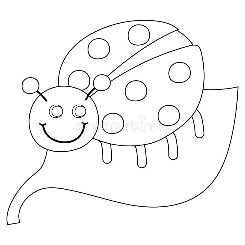 Ladybug sitting stock illustrations â ladybug sitting stock illustrations vectors clipart