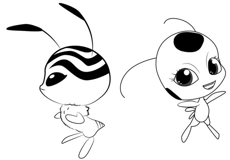 Cute ladybug coloring pages pdf download