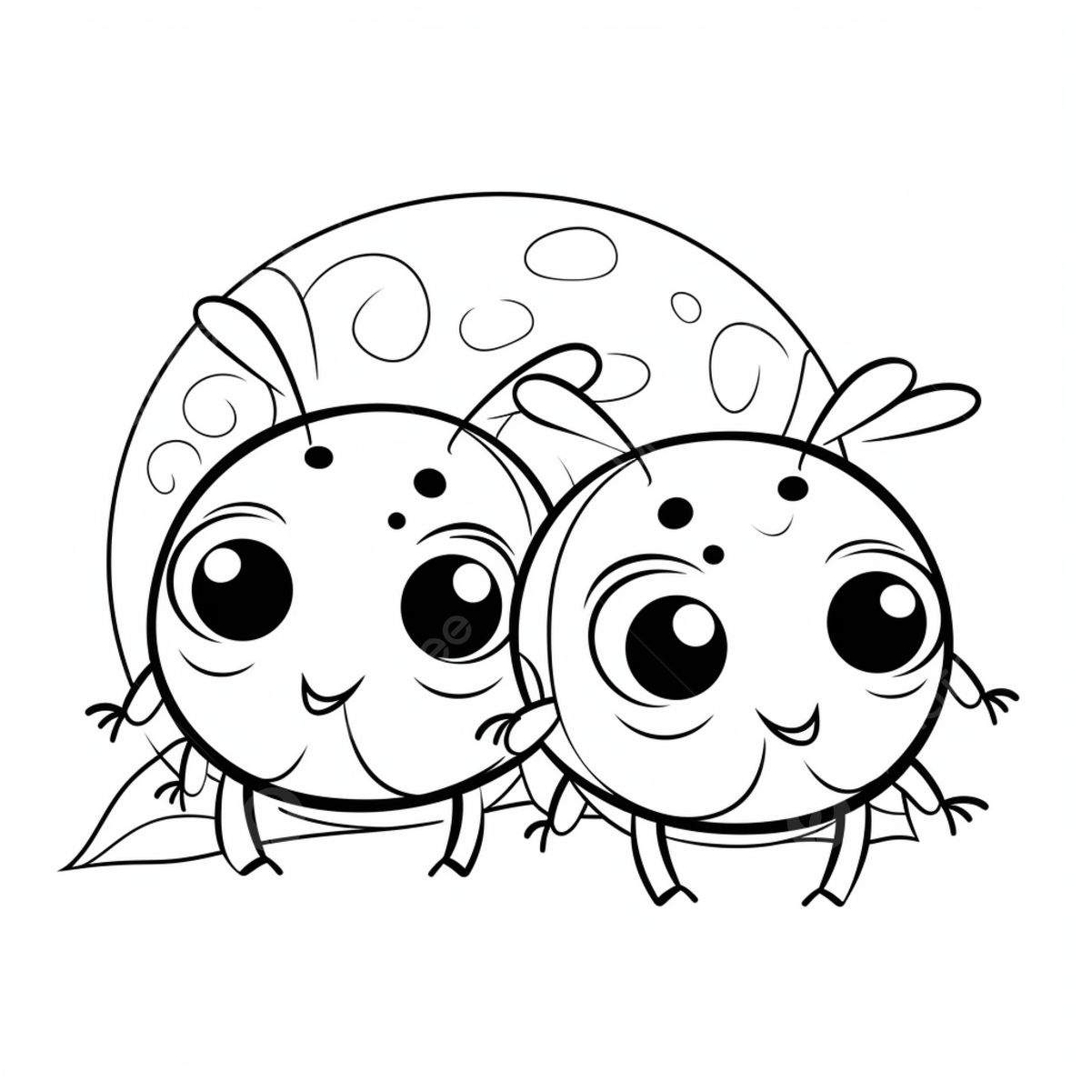 Cute ladybug png vector psd and clipart with transparent background for free download