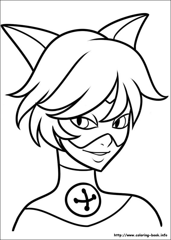 Miraculous ladybug coloring picture