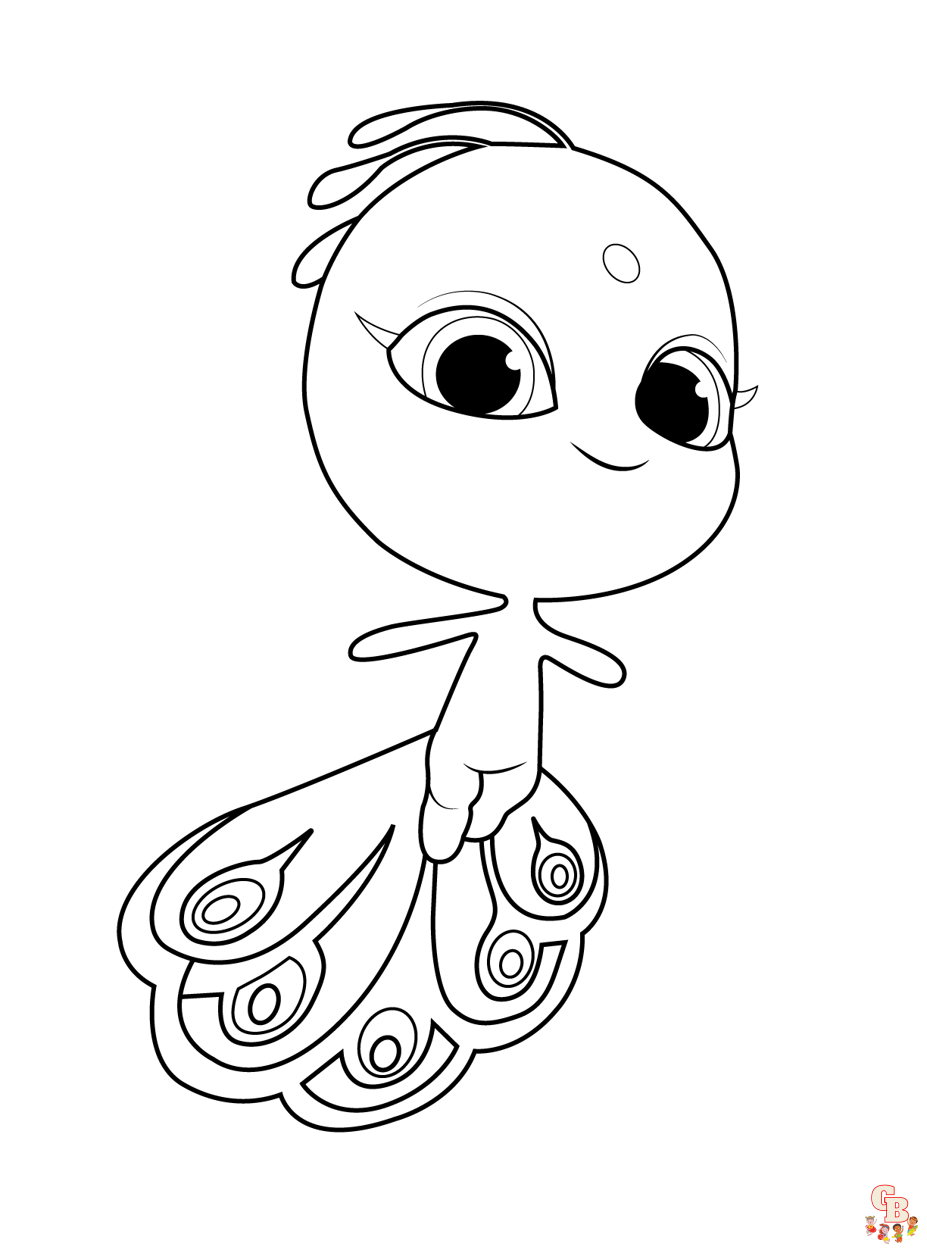 Free kwami miraculous ladybug coloring pages