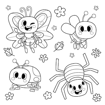 Ladybug coloring page images