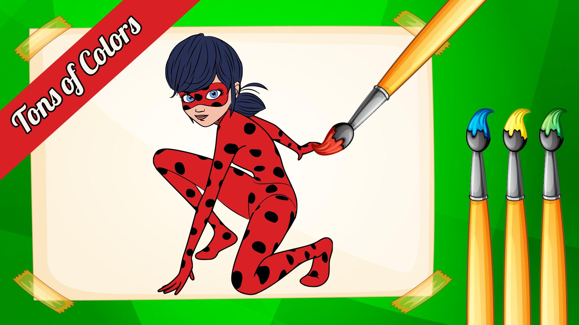 Ladybug catnoir coloring book apk pour android tãlãcharger