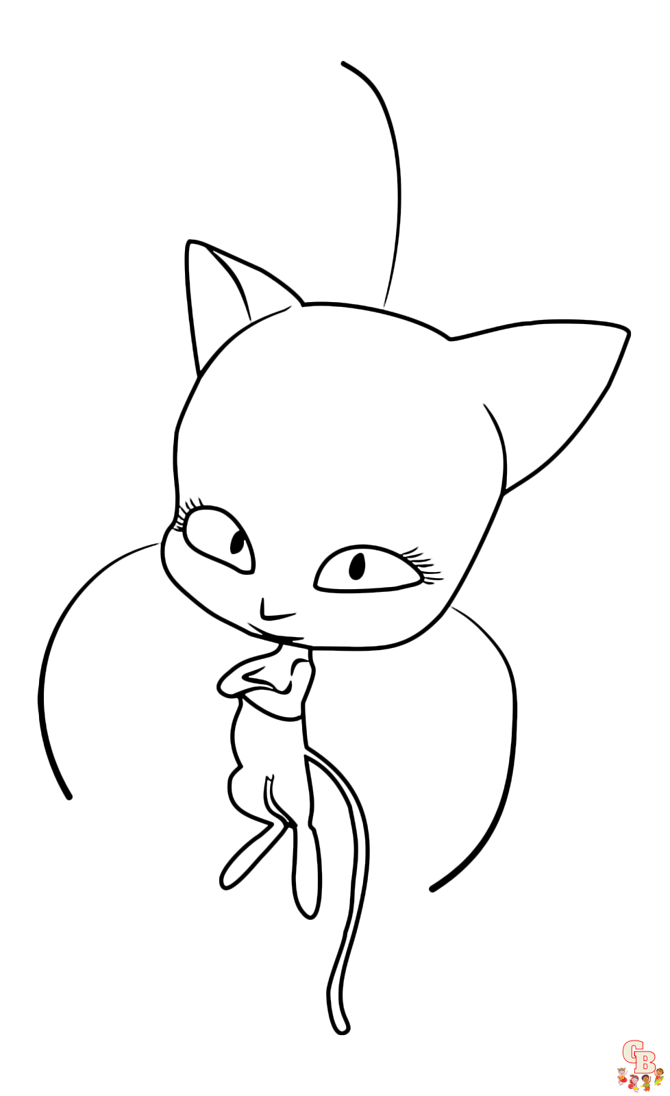 Free kwami miraculous ladybug coloring pages