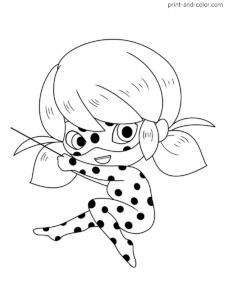 Miraculous tales of ladybug cat noir coloring pages print and color ladybug coloring page coloring pages coloring book pages