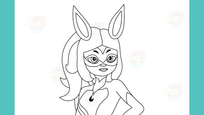 Coo dibujar a rena rouge de ladybug iraculous how to draw rena rouge fro ladybug iraculous