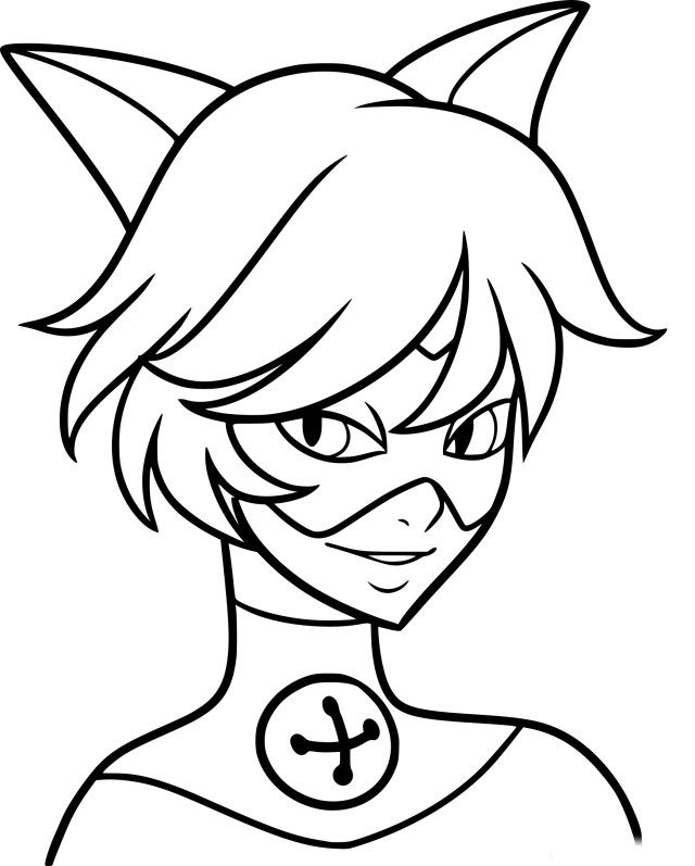 Inspired image of miraculous ladybug coloring pages